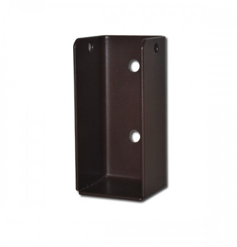 Úchytka jeklu 75x35x30mm zinkovaná hnědá