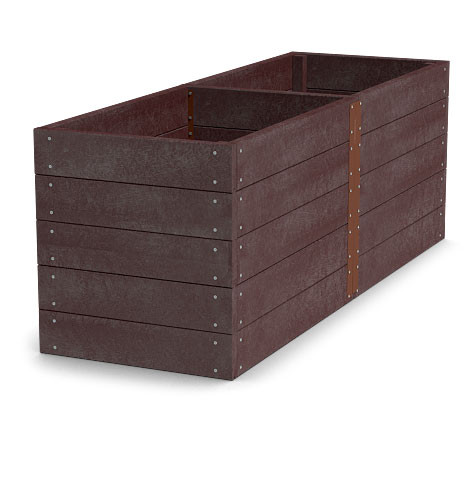 Podwyższony klomb 200x130x81, H